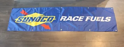 Sunoco Race Fuels Banner Flag Big 2x8 Feet Race Racing Gas Station Garage  • $14.93