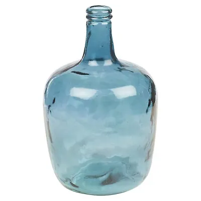 30/37cm 4L/8L Large Recycled Coloured Glass Lady Bottle Flower Decorative Vase • £16.99