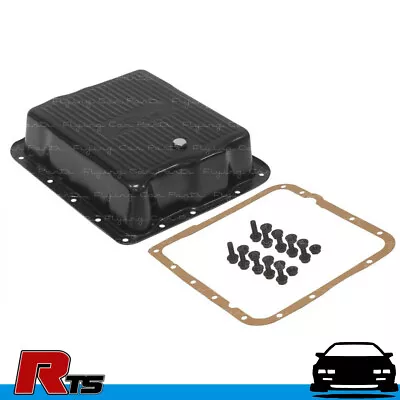 RTS Transmission Pan Extra Capacity Finned GM Chev Holden 700R4 4L60 4L60E Black • $122.34