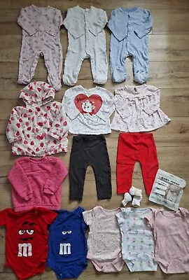 Baby Girl Clothes Bundle 9-12 Months Outfits John Lewis Tu George 18 Items • £14.99