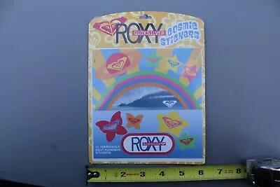 ROXY Cosmic Surfboard Girl Surfer Aloha Hawaii RX1 Surfing STICKER - Sheet Of 10 • $16