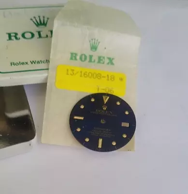 Rolex Vintage Submariner Q-set Nipple Dial For 16803 16808 16613super Rare • $789