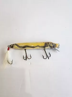 Vintage Goo Goo Eye Multi Saltwater Surf Wood Striped Bass Fishing Lure  • $24.99