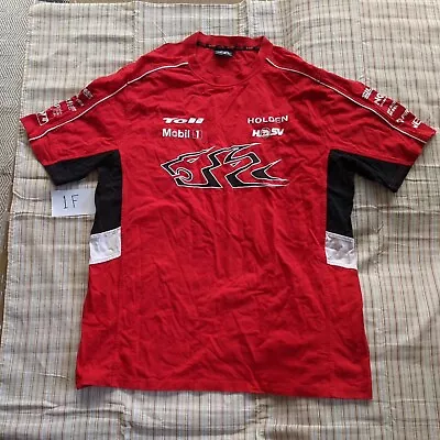 Size L LARGE - Holden Racing Team HRT Mobil 1 HSV T-Shirt Red • $34.20