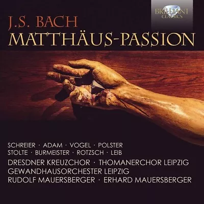 BachJ.S. / Dresdner Kreutzchor / Thomanerchor - St. Matthew Passion [New CD] • $23.03