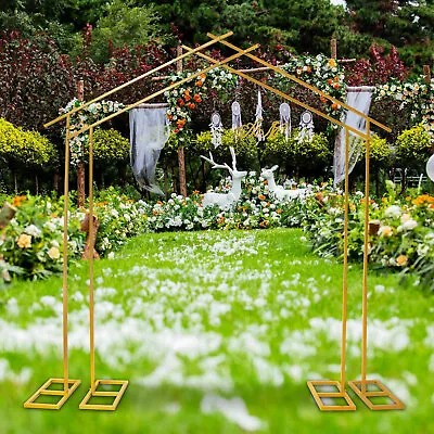 Metal Wedding Arch Frame Flowers Balloon Stand Birthday Party Backdrop Decor • $66.50