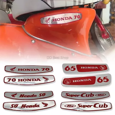 Sticker Emblems Honda Super Cub C50 65 70 Decal Side Cover Gas Tank VINTAGE Wing • $14.99