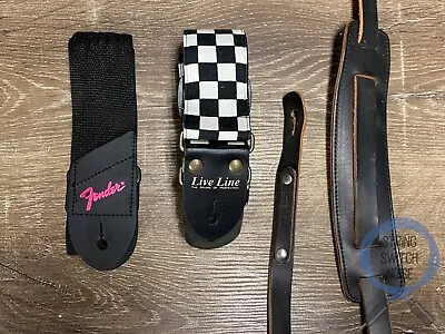 3 X Guitar Strap Pack -  Fender Live Line Fernandes • $35