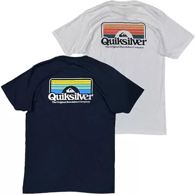 Quiksilver Men's The Original Boardshort Company Graphic Logo Tee T-Shirt • $17.99