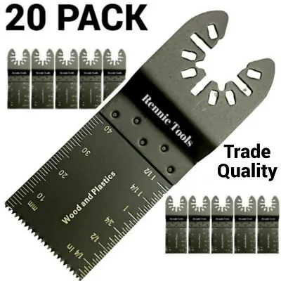 20x Multi Tool Blade Set For Dewalt Bosch Makita Oscillating Saw Cutting Metal • £8.99