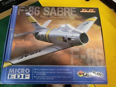 2x TX-R Great Planes Sabre F-86 Plane RC Remote Control Electric Micro EDF Plane • $299.99