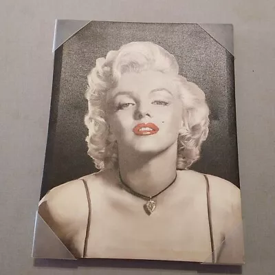 Marilyn Monroe “The Look Of Love” 2015 Canvas Wall Hanging Art Decor 15”W X 19”L • $27.99