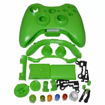 GREEN Gamepad Protective Housing Shell Hard Cover Full Set For XBox 360 -NEW • $15.28