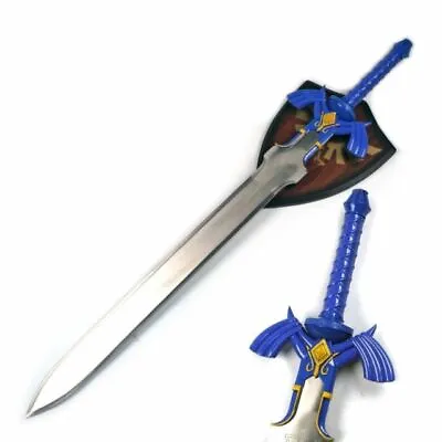 1:1 Full SIze Link's Master Sword From The Legend Of Zelda With Plaque Brand New • $66.45