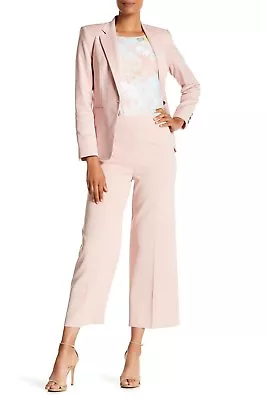 NWT Vince Camuto High-Waist Crop Pants Wild Rose Womens Sz Petite 10 P Work • $29.49