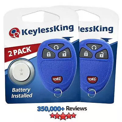 2 Keyless Entry Remote Car Key Fob Control For OUC60270 15913421 M3N5WY8109 Blue • $11.89