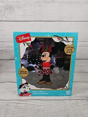 Disney Minnie Mouse Inflatable Gemmy Christmas Decor 3.5 Ft LED Light Up • $47.99