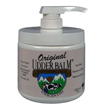 Unscented Original Udder Balm Moisturizing Cream For Dry Cracked Hands • $19.49