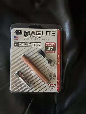 NEW Maglite LED Solitaire Rose Gold 1 Cell AAA Flashlight SJ3ASV6 • $20.99