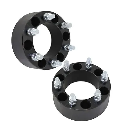 (2) 2  6x5.5 Wheel Spacers For GMC Sierra Yukon Chevy 1500 Silverado Tahoe 6 Lug • $42.95