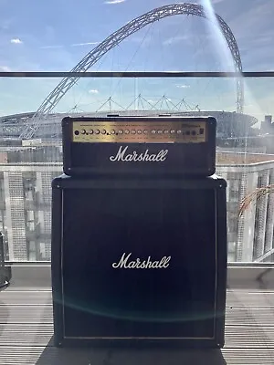 £290 • Buy Marshall MG100HDFX Guitar Amplifier Head + AVT412 Cabinet + Footswitch Stack!