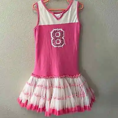 Ooh! La La! Couture Pink 8 Sleeveless Tulle Birthday Dress Size 8 • $55