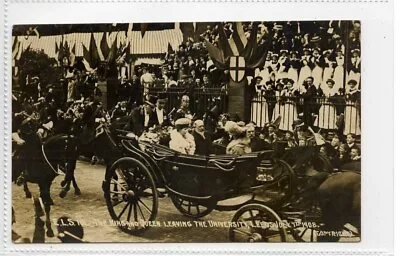 £11.59 • Buy (Gc5473) RPPC, Royal Visit To Leeds, University, Leeds 1908 By Scrivens ELS101