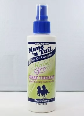 Mane N Tail Olive Oil Complex Herbal Gro Hair Spray Therapy 6 Oz Shine/Detangle • $12.99