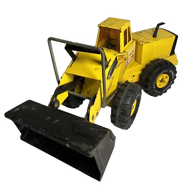 Vintage Tonka Turbo-Diesel Yellow Metal Pressed Steel Front End Loader XMB-975 • $48