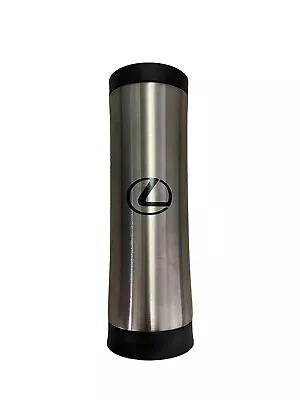 Lexus Insulated Travel Coffee Cup With Lid Silver And Black 18 Fl Oz Never Used • $35