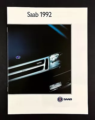 1992 Saab Scania 9000 Sedan Convertible Swedish Cars Vintage Dealer Sale Catalog • $12.99