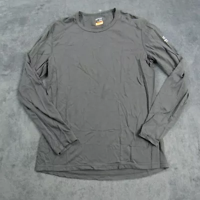 Icebreaker Shirt Mens Large Gray Merino Body Fit 200 Lightweight Base Layer Wool • $39.99