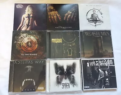 9 CD Modern Metal Rock Lot Pretty Reckless Mayday Parade All That Remains  • $21.99