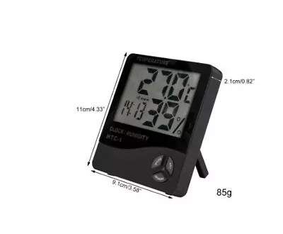 £2.99 • Buy Desk Top Clock Digital LCD Temperature Humidity Alarm Office Day Clock