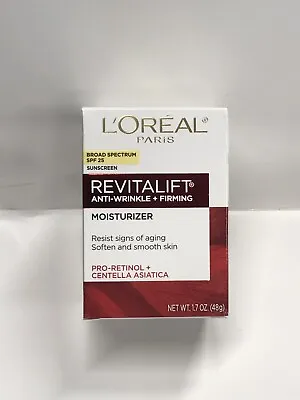 L'oreal Revitalift Anti-wrinkle + Firming Moisturizer Spf 25 *new   Exp: 04/2025 • $6