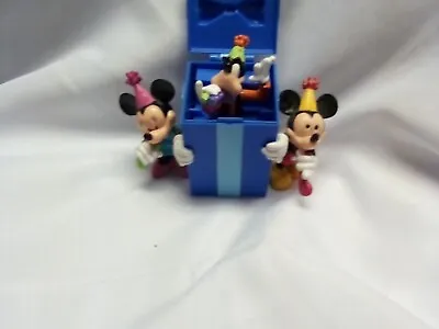 Vintage Disney Mickey Mouse Minnie Mouse & Pluto Happy Birthday Pop-Up Box • $20
