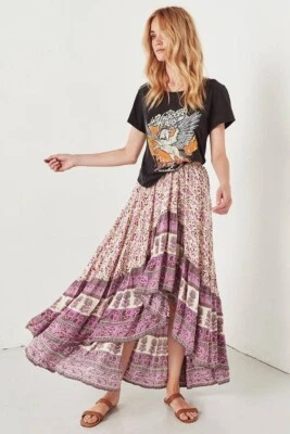 $125 • Buy Spell & The Gypsy Love Castaway Skirt In Lilac - Size XS