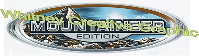 Montana  MOUNTAINEER EDITION  RV LOGO 2011 Version Graphic Decal Fresh 5th Wheel • $26