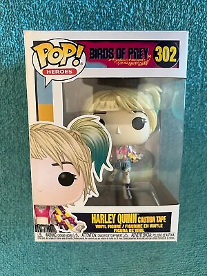 Harley Quinn Caution Tape Funko Pop Vinyl Figure #302 DC Birds Of Prey • £13.95