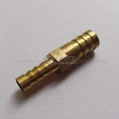 Barb Reducer 3/8” Hose ID To 1/4” Fitting Fuel Water Boat Air Splicer Brass M547 • $7.50