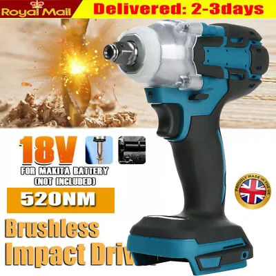 £28.99 • Buy 1/2  Electric Cordless Brushless Impact Wrench Drill Replace Tool For Makita 18V
