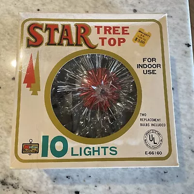 Vintage Kmart Star Tree Top  - Made In Taiwan - Parts Only- Lights Do Not Work • $6