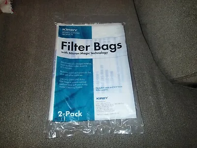 Kirby Filter Bags W/ Micron Magic Technology  205811  F Style Twist Style 2 Pack • $8.99