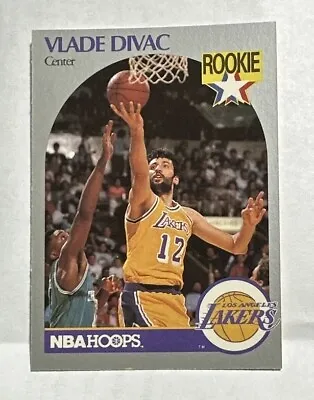 Vlade Divac ROOKIE CARD 1990 NBA Hoops #154 Los Angeles Lakers • $1.47