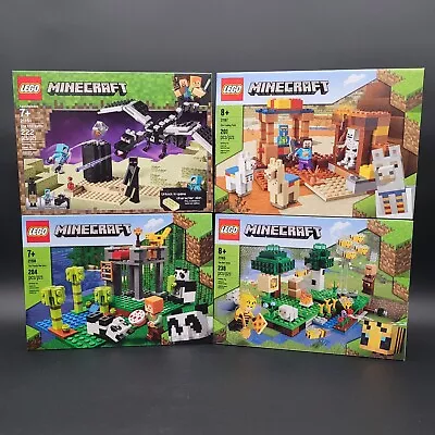 LEGO MINECRAFT 21158 21165 21167 And 21151 ENDER DRAGON - 4 New Retired Sets • $99.95