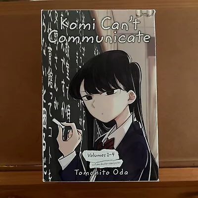 Komi Can't Communicate Manga Box Set Vol 1-4 English  And Posters Included. • $20