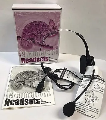 New Chameleon Over The Head Phone And Computer Monaural Headset Free Shipping • $26.05