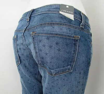 NEW J BRAND 9036 AOKI SKINNY Crop Jeans Woman SZ 29 In VINTAGE STAR MEDIUM BLUE • $79