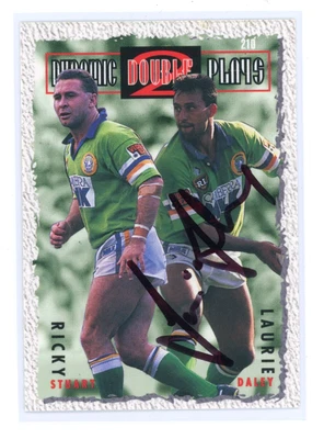 $2.25 • Buy ✺Signed✺ 1995 Dynamic Laurie Daley (Raiders) Signed NRL Card
