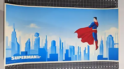 Superman The Animated Series Mondo Movie Poster Phantom City Creative DC Comics • $197.31